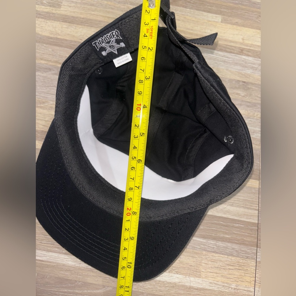 Thrasher Jet Black Cap - Picture 2 of 8